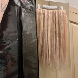 Hidden crown hair extensions